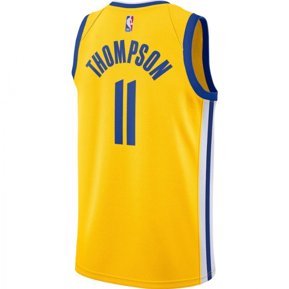 Men's Golden State Warriors Thompson #11 Jordan Gold 20/21 Swingman Jersey - Statement Edition-Pro Kit Vault | Brand New 26/27 Sports Jerseys